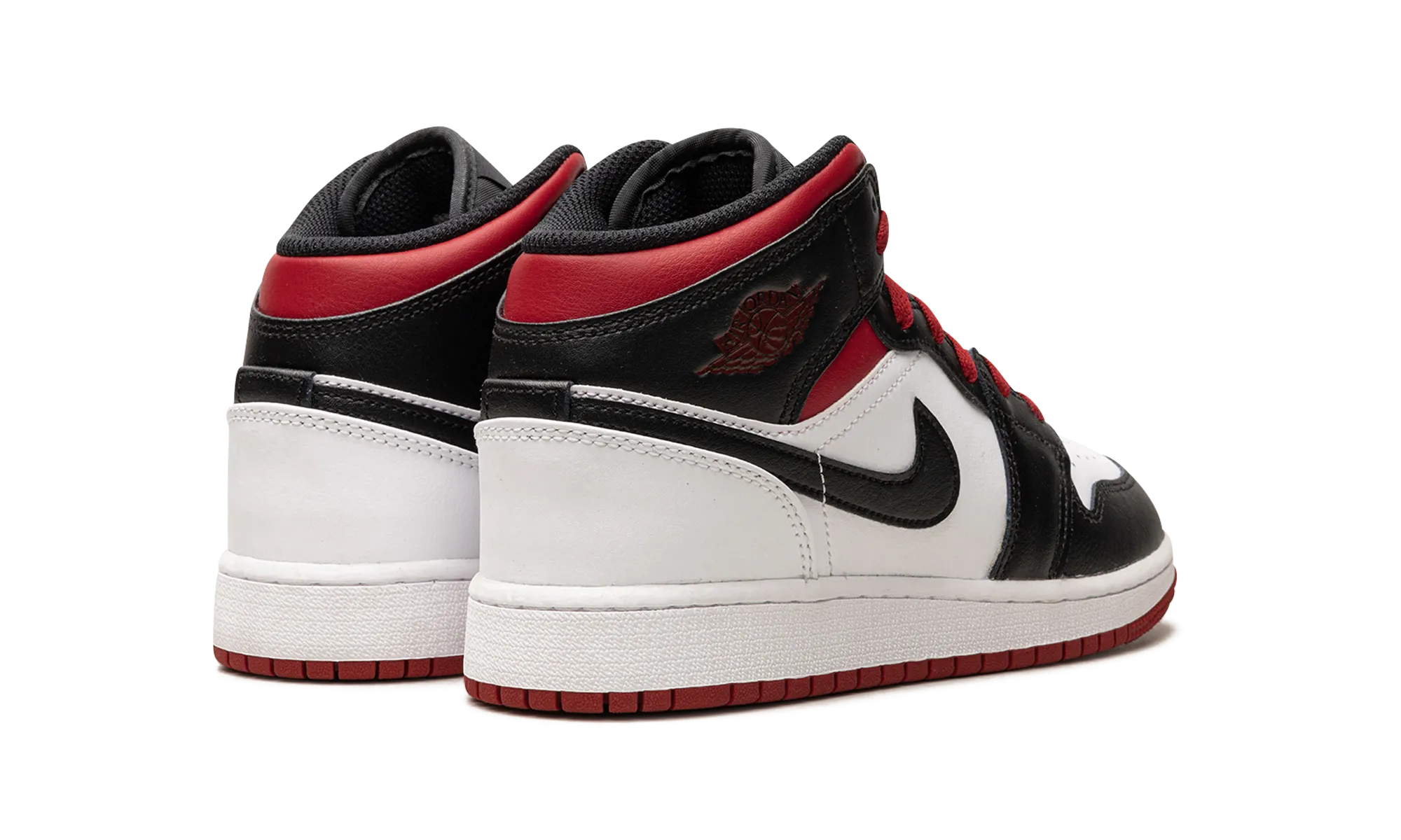 Air Jordan 1 Mid GS "Gym Red Black Toe" jordan school kids shoes