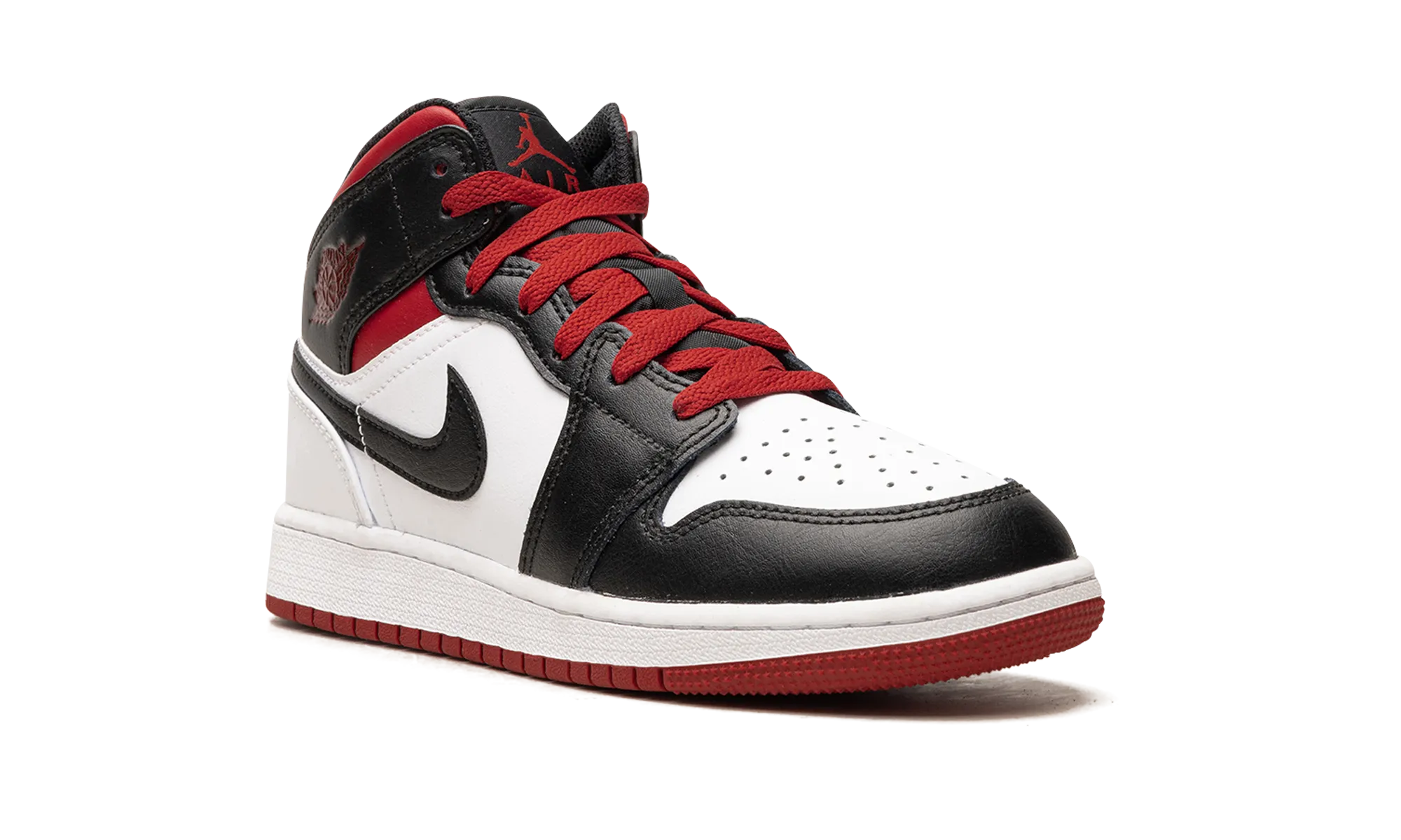 Air Jordan 1 Mid GS "Gym Red Black Toe" jordan school kids shoes