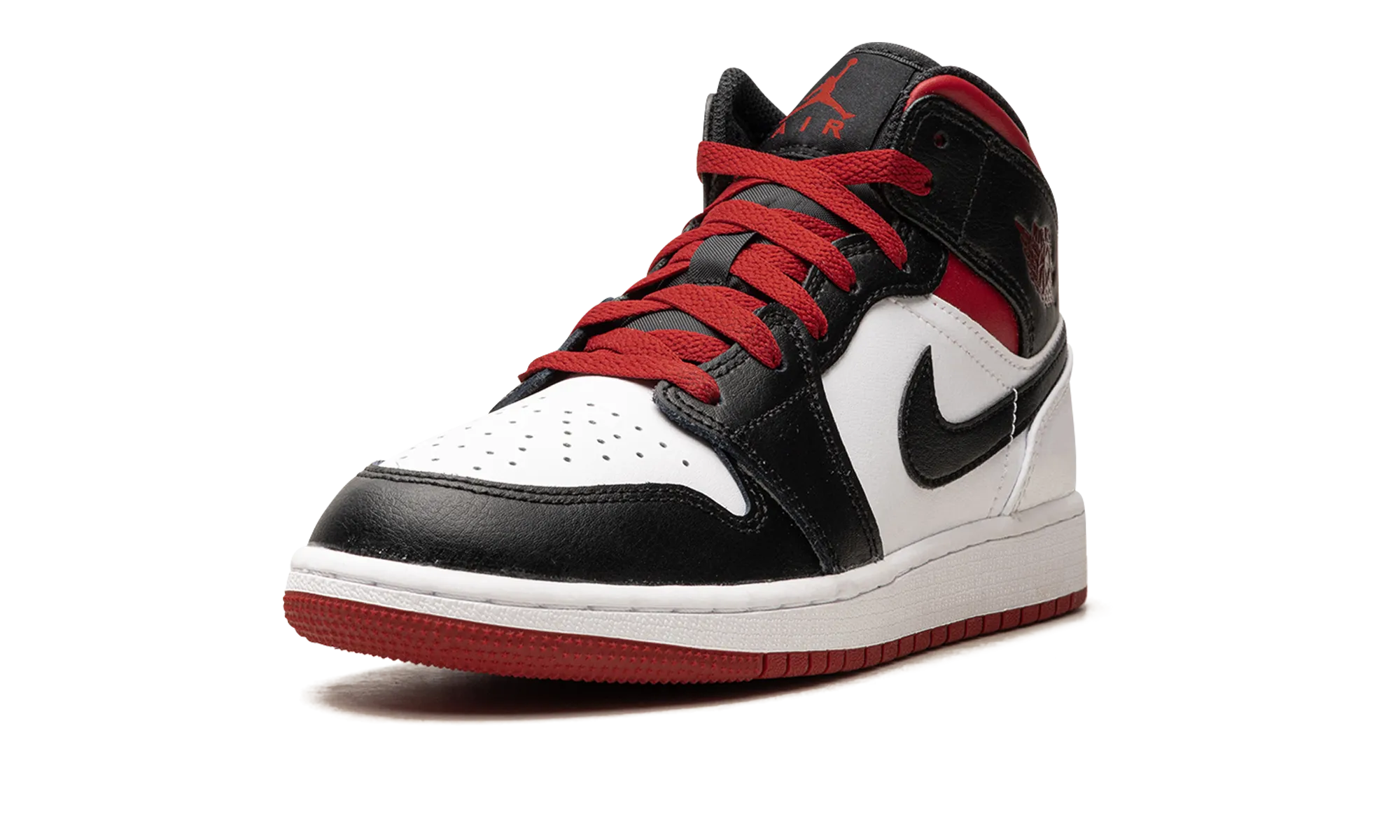 Air Jordan 1 Mid GS "Gym Red Black Toe" jordan school kids shoes