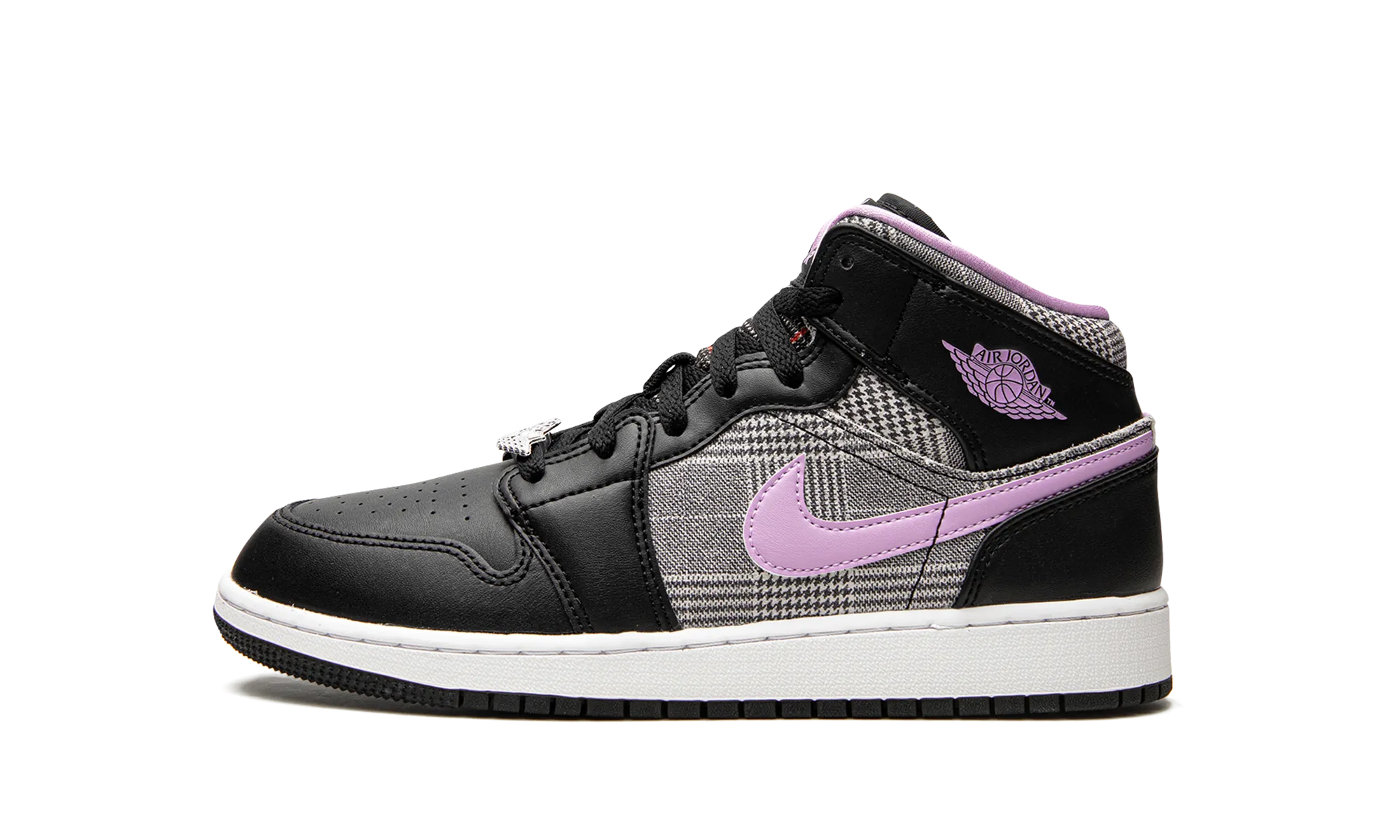 Air Jordan 1 Mid GS "Houndstooth" jordan grade school sneakers