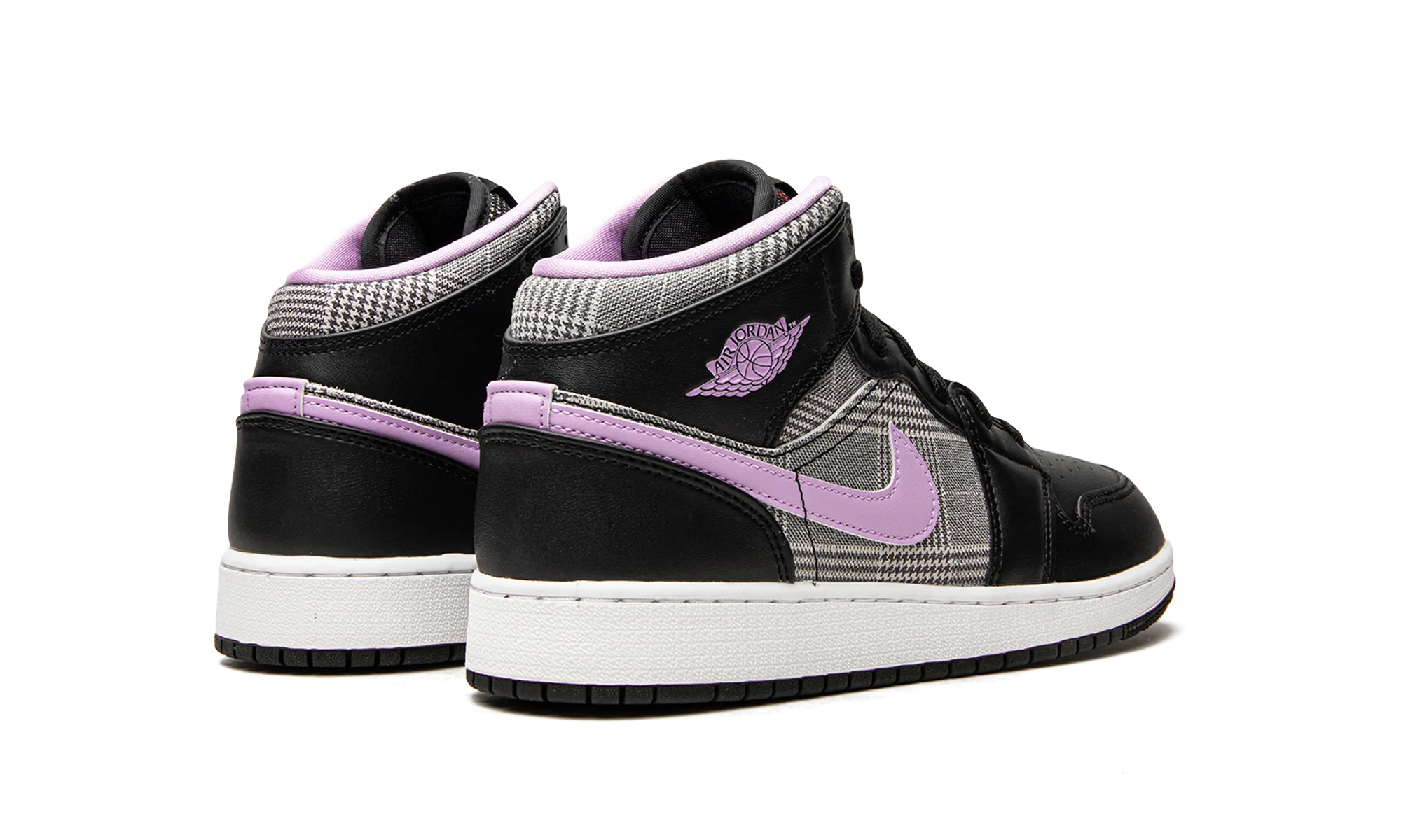 Air Jordan 1 Mid GS "Houndstooth" jordan grade school sneakers
