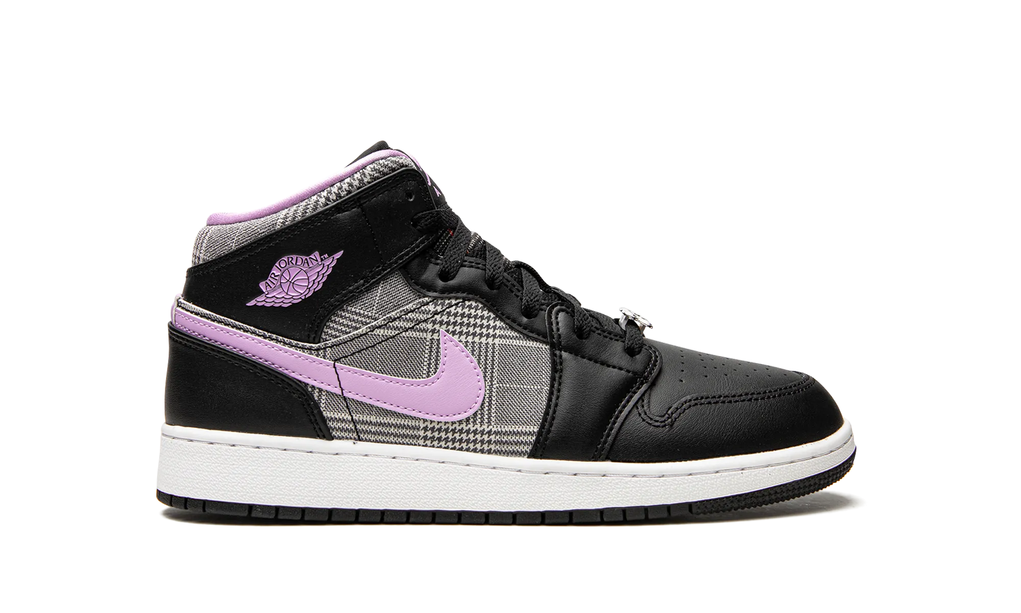 Air Jordan 1 Mid GS "Houndstooth" jordan grade school sneakers