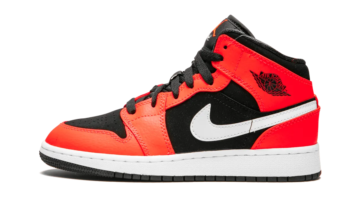 Air Jordan 1 Mid GS "Infrared" Jordan Grade School styles