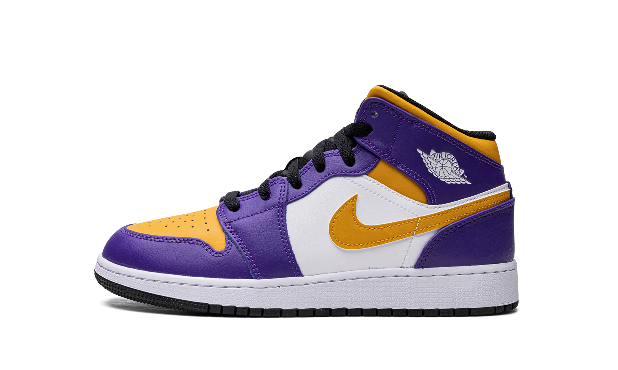 Air Jordan 1 Mid GS "Lakers" Jordan Grade School shoes