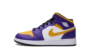 Air Jordan 1 Mid GS "Lakers" Jordan Grade School shoes