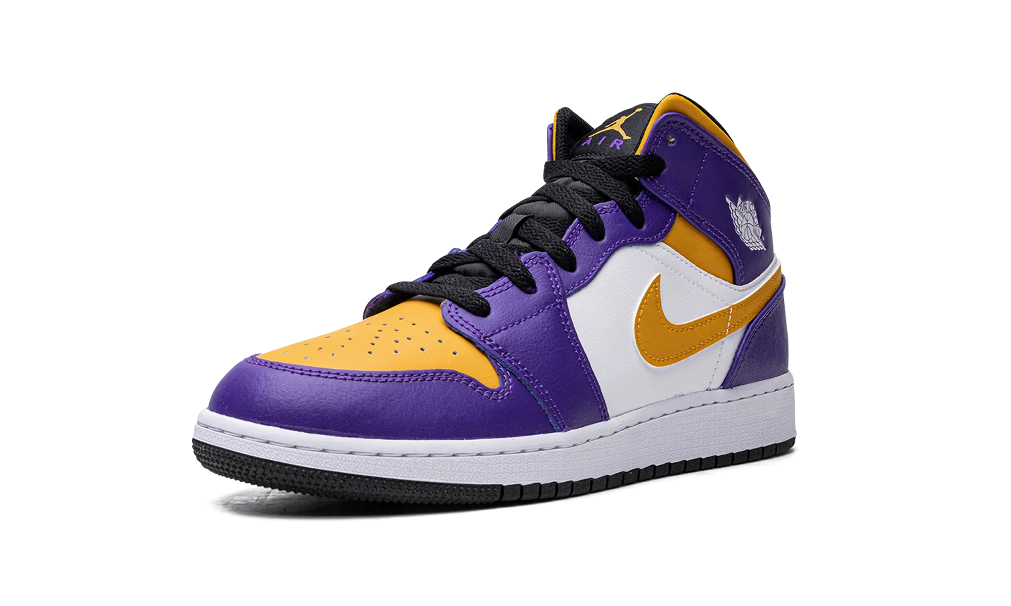 Air Jordan 1 Mid GS "Lakers" jordan grade school sneakers