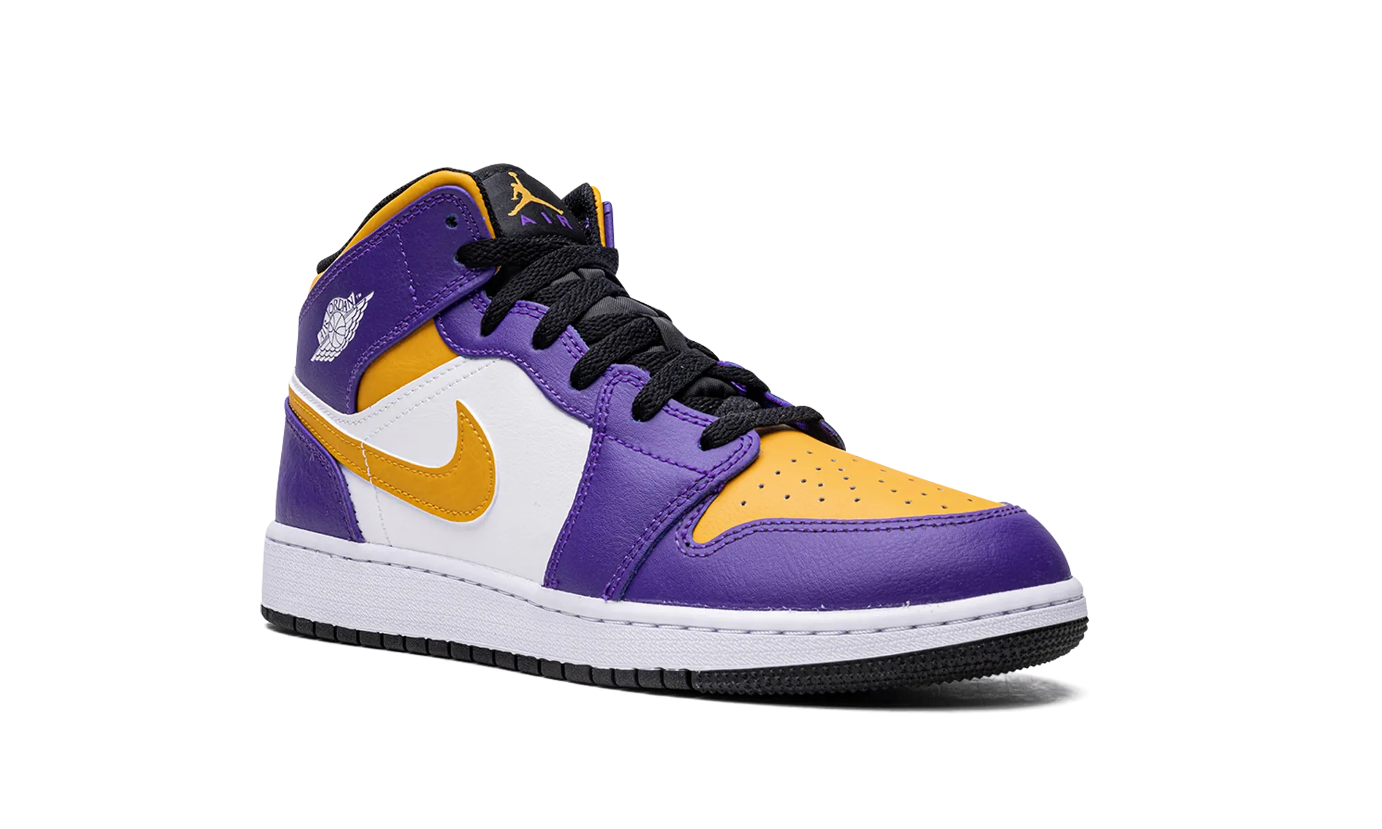 Air Jordan 1 Mid GS "Lakers" jordan grade school sneakers