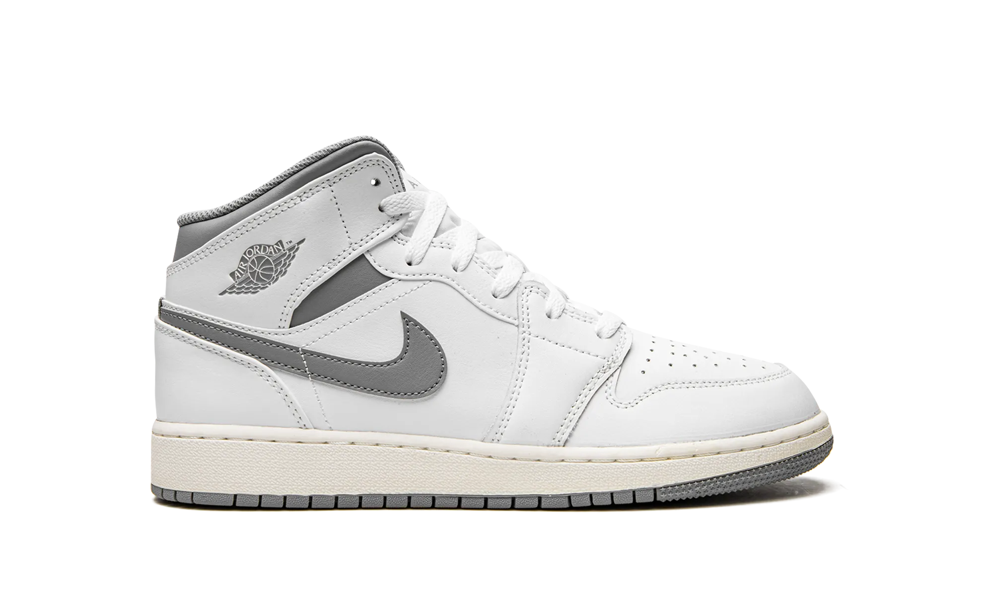 Air Jordan 1 Mid GS "Neutral Grey" jordan school kids shoes