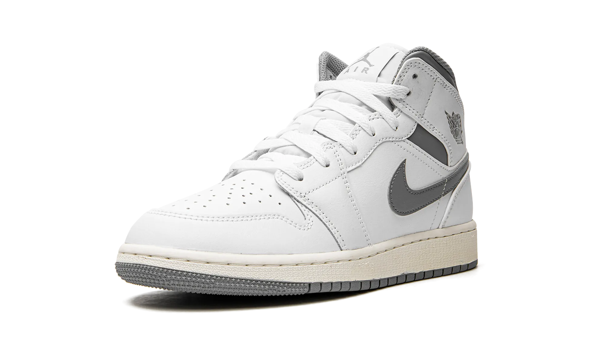 Air Jordan 1 Mid GS "Neutral Grey" jordan school kids shoes