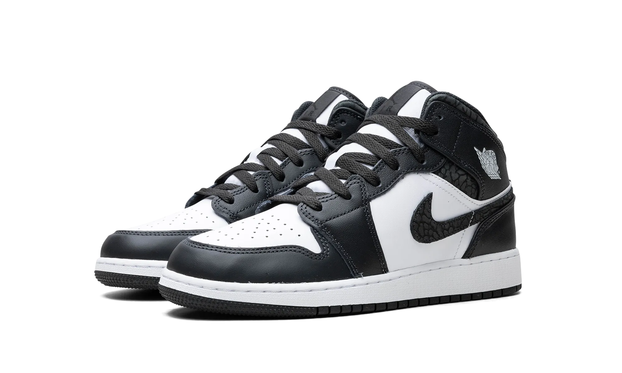 Air Jordan 1 Mid GS "Panda Elephant" jordan school kids shoes
