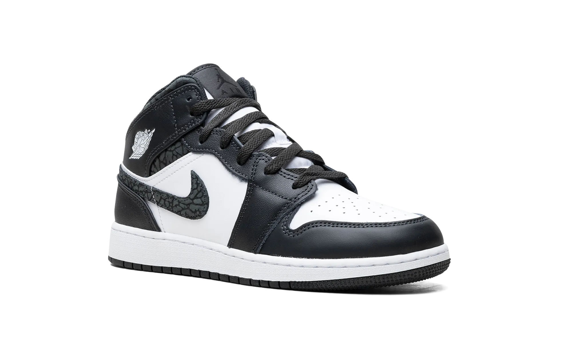 Air Jordan 1 Mid GS "Panda Elephant" jordan school kids shoes