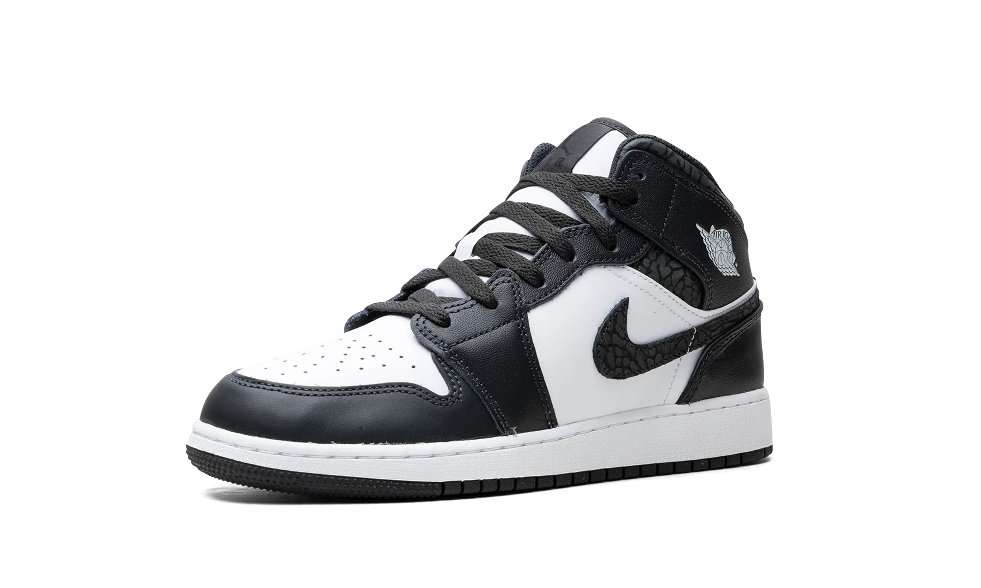 Air Jordan 1 Mid GS "Panda Elephant" jordan school kids shoes