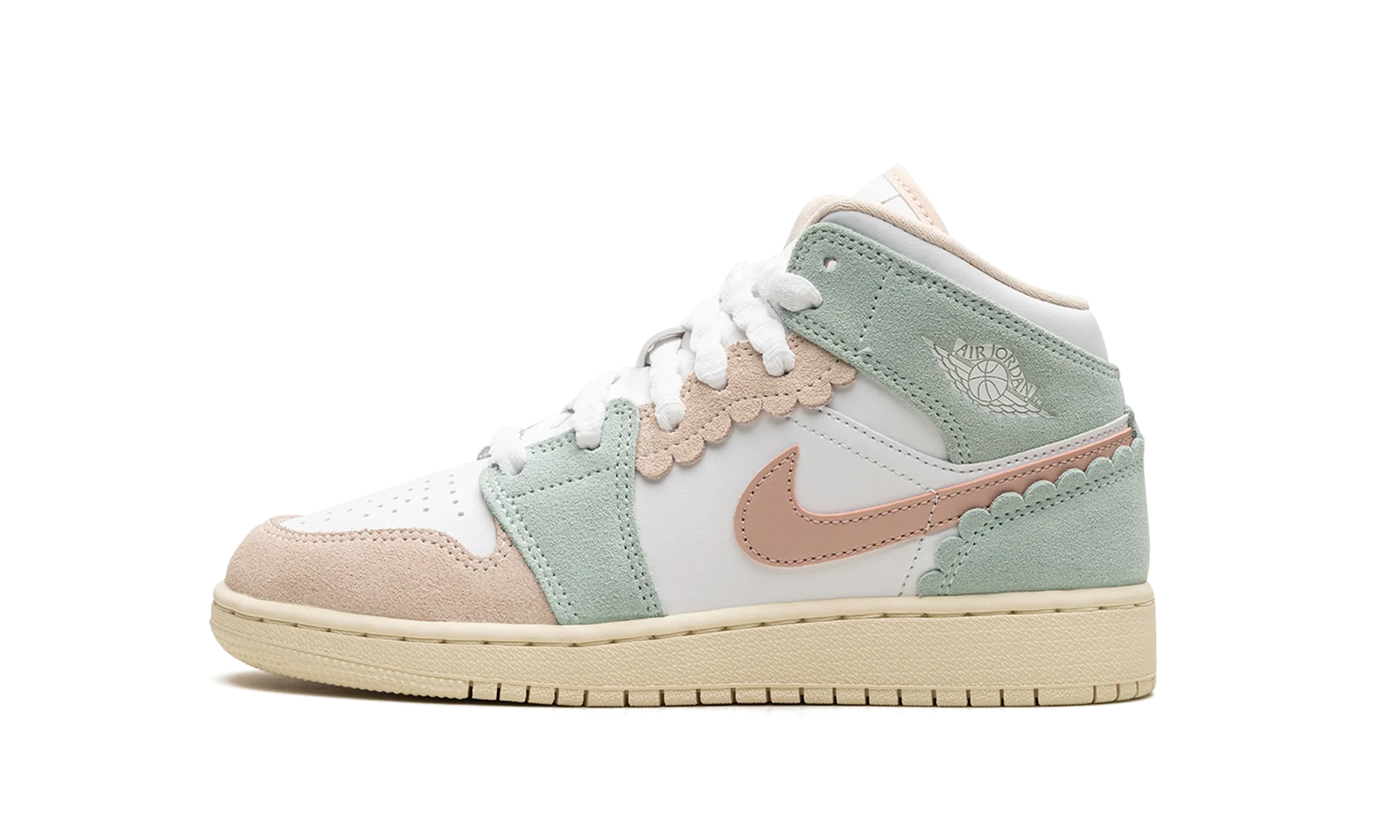 Air Jordan 1 Mid GS "Pink Oxford" Jordan Grade School styles