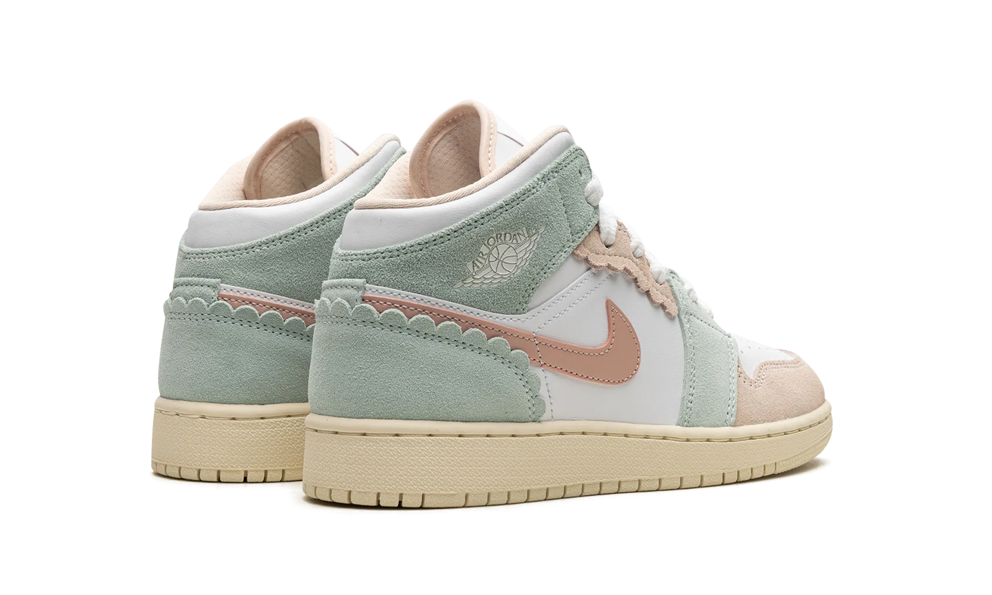 Air Jordan 1 Mid GS "Pink Oxford" jordan school kids shoes