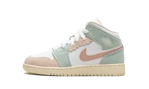 Air Jordan 1 Mid GS "Pink Oxford" Jordan Grade School styles