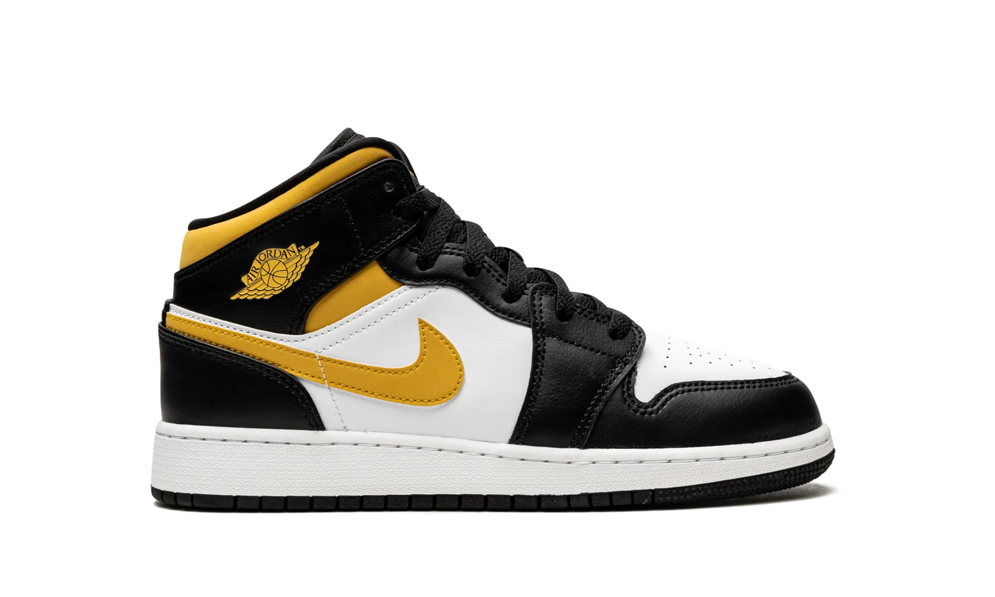 Air Jordan 1 Mid GS "Pollen / Black / White" jordan school kids shoes
