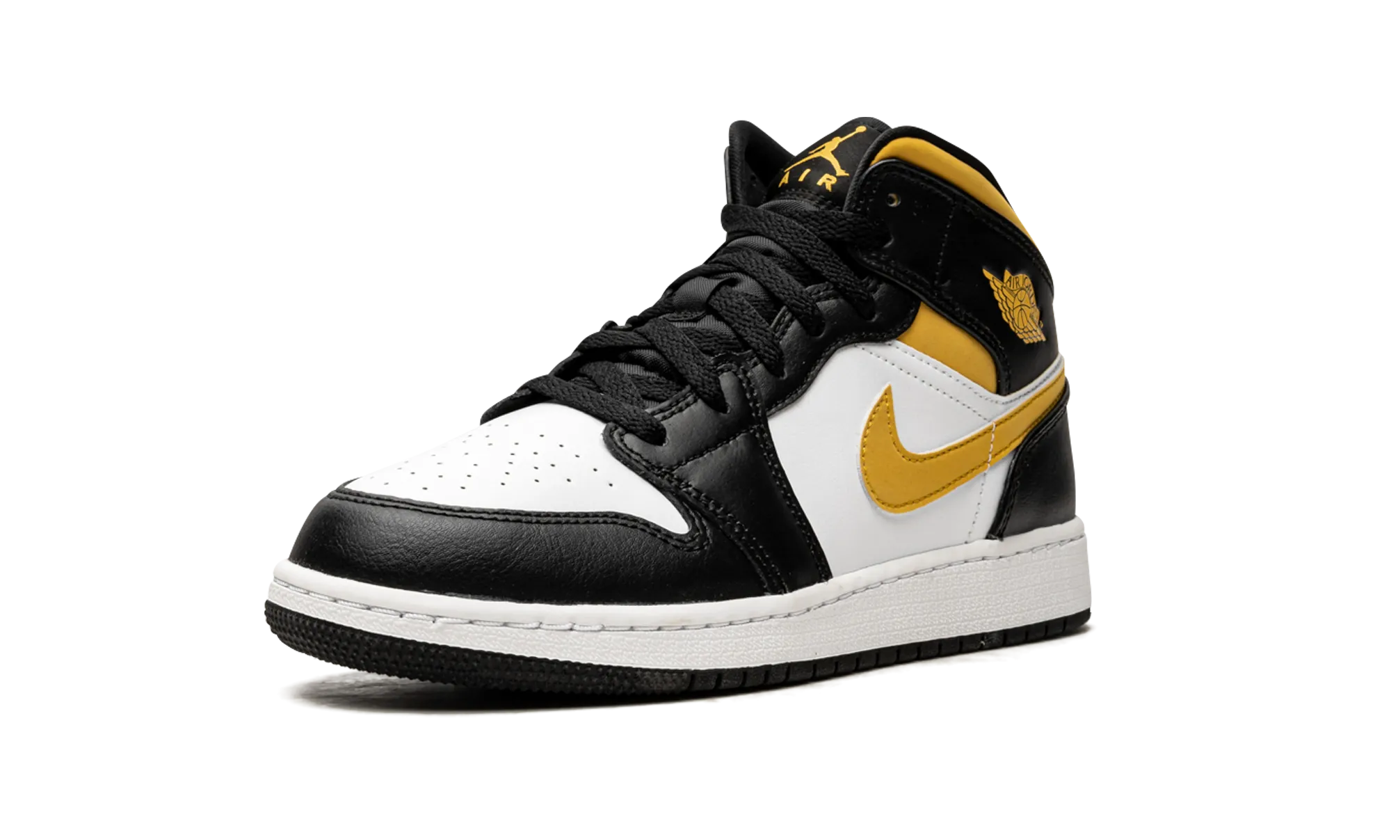 Air Jordan 1 Mid GS "Pollen / Black / White" jordan school kids shoes
