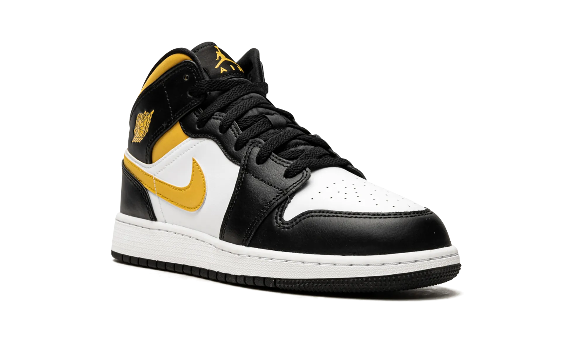 Air Jordan 1 Mid GS "Pollen / Black / White" jordan school kids shoes