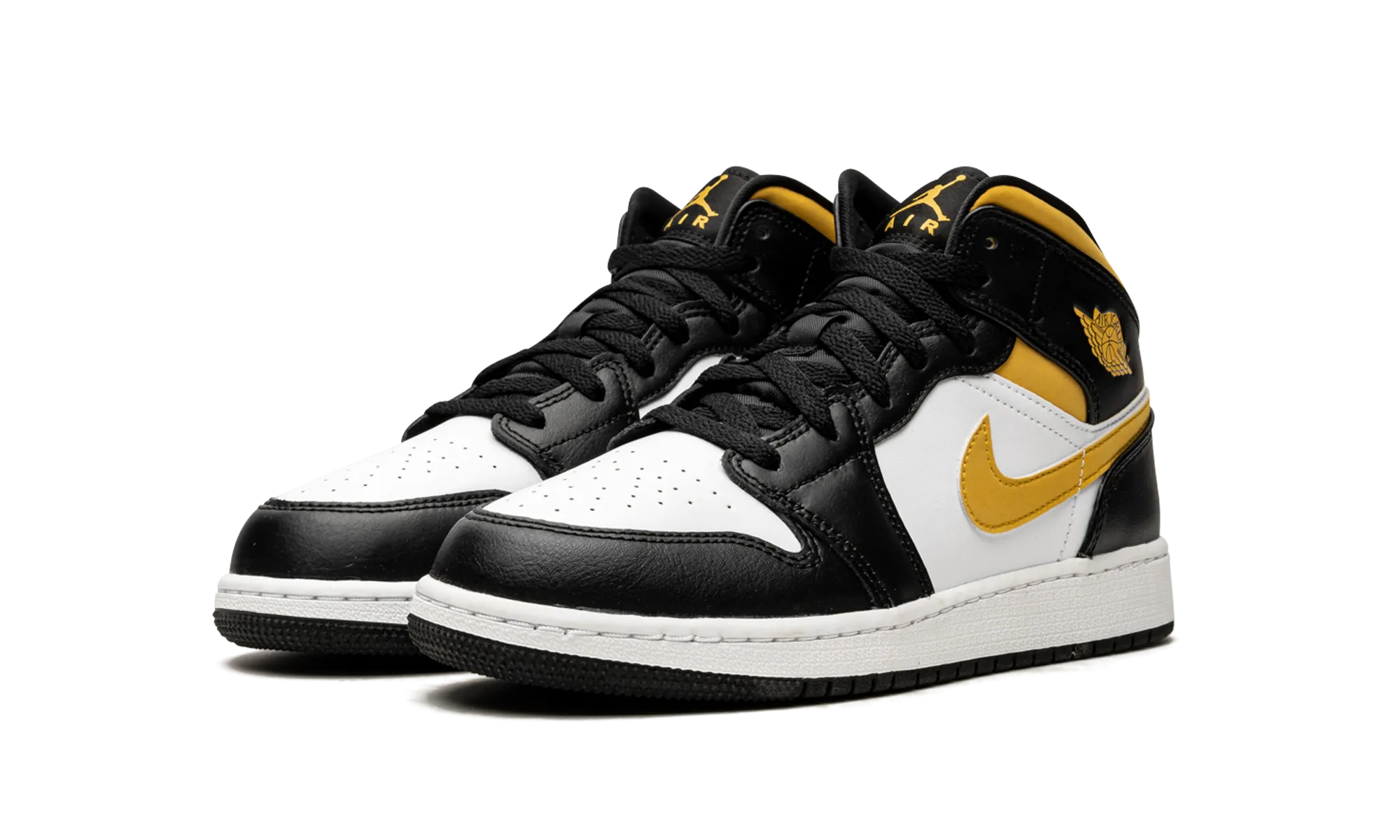 Air Jordan 1 Mid GS "Pollen / Black / White" jordan school kids shoes