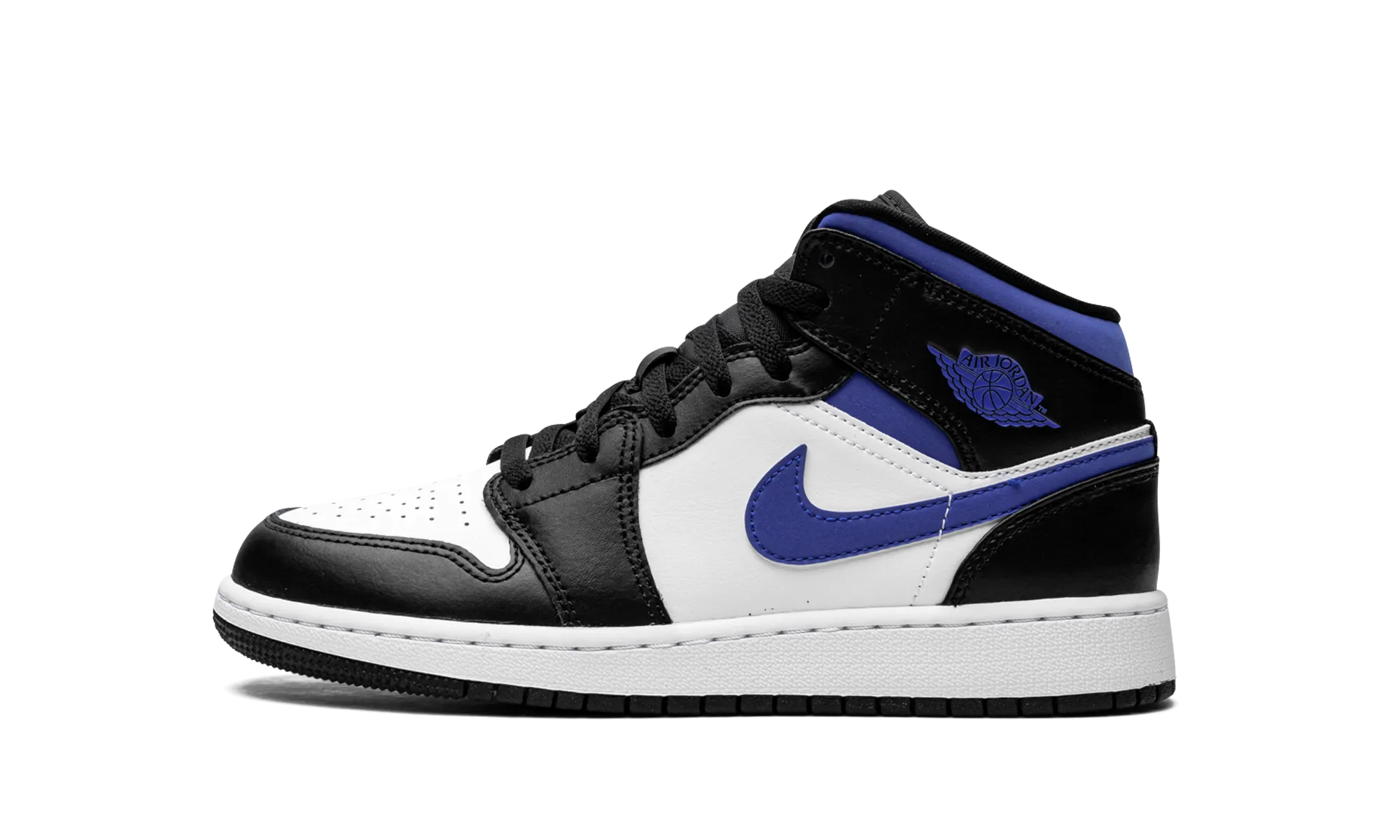 Air Jordan 1 Mid GS "Racer Blue / Black / White" Jordan Grade School shoes