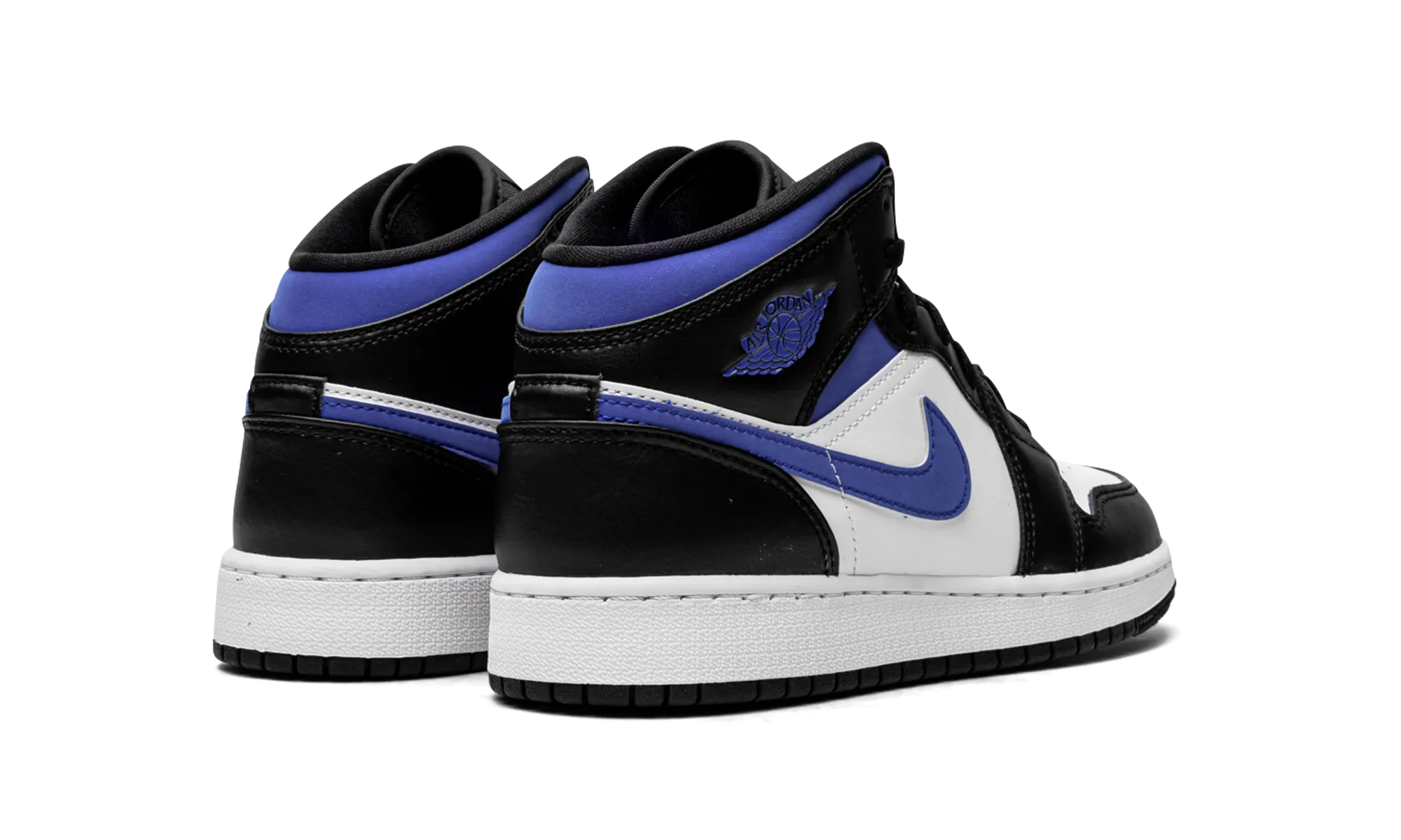 Air Jordan 1 Mid GS "Racer Blue / Black / White" jordan grade school sneakers