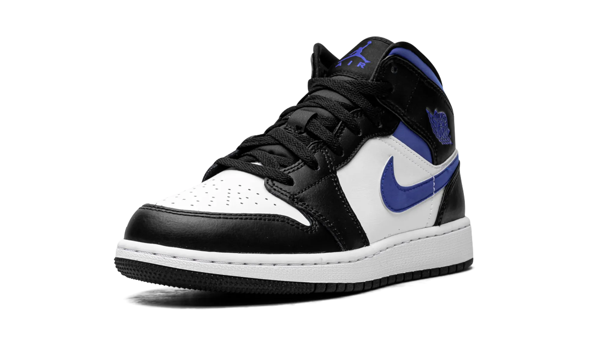 Air Jordan 1 Mid GS "Racer Blue / Black / White" jordan grade school sneakers