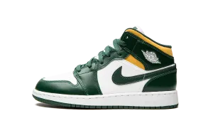 Air Jordan 1 Mid GS "Sonics" Jordan Grade School styles