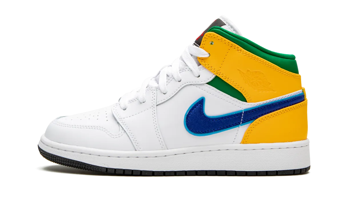 Air Jordan 1 MID GS "Three Peat" Jordan Grade School shoes