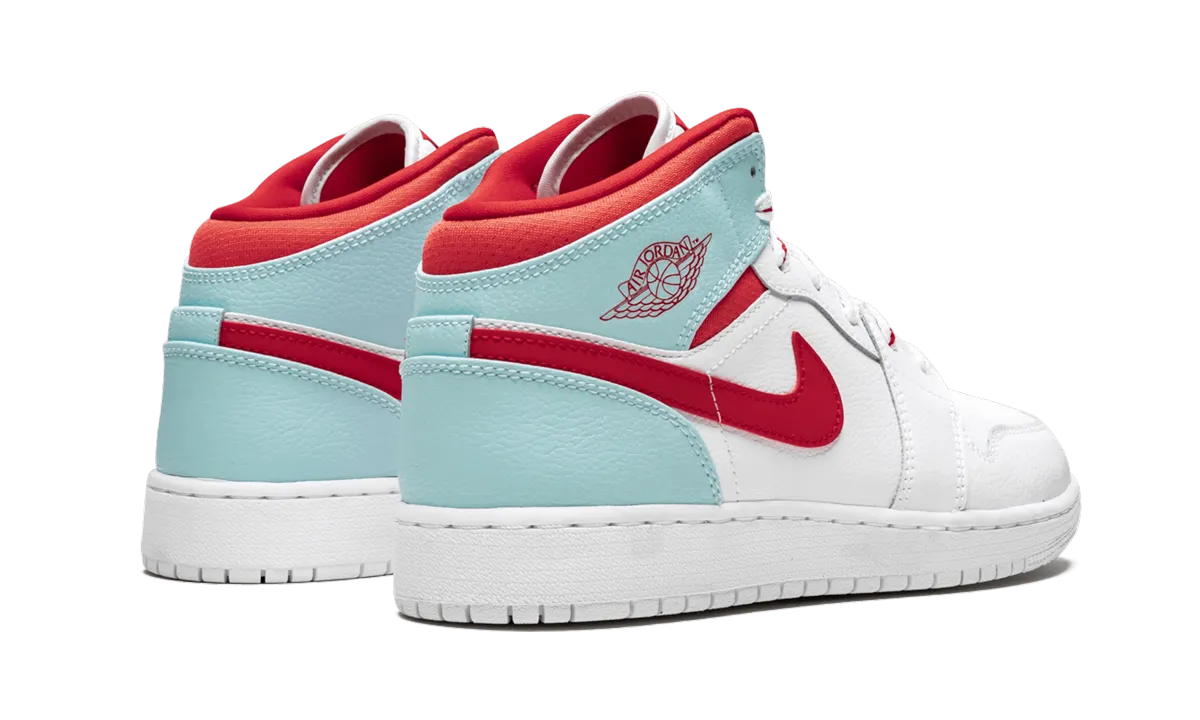Air Jordan 1 Mid GS "Topaz Mist" jordan grade school sneakers