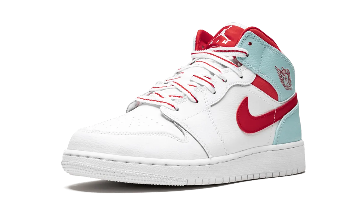 Air Jordan 1 Mid GS "Topaz Mist" jordan grade school sneakers
