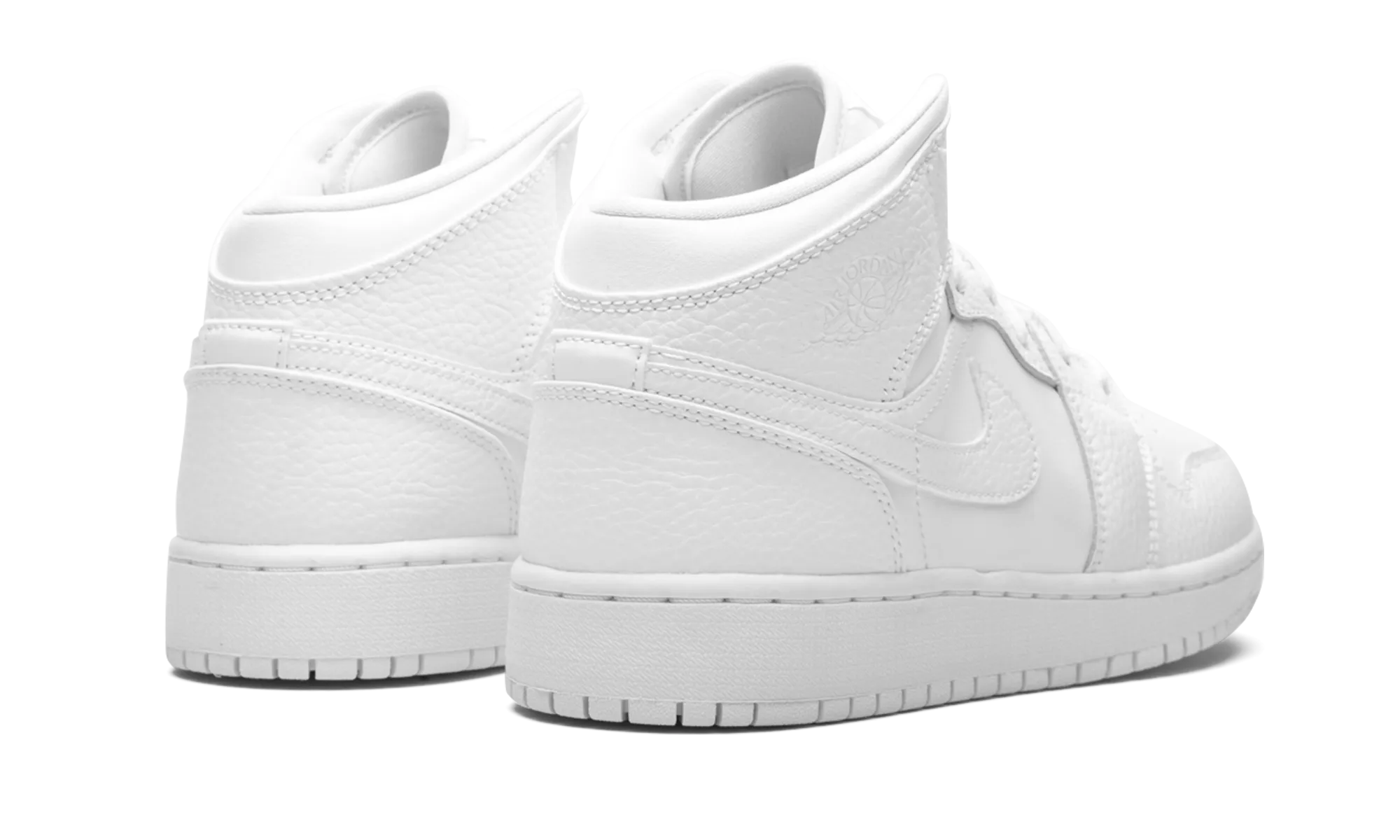 Air Jordan 1 Mid GS "Triple White" jordan grade school sneakers