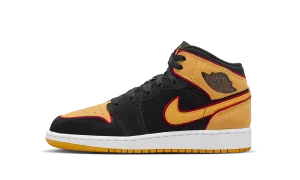 Air Jordan 1 Mid GS "Vivid Orange" Jordan Grade School styles