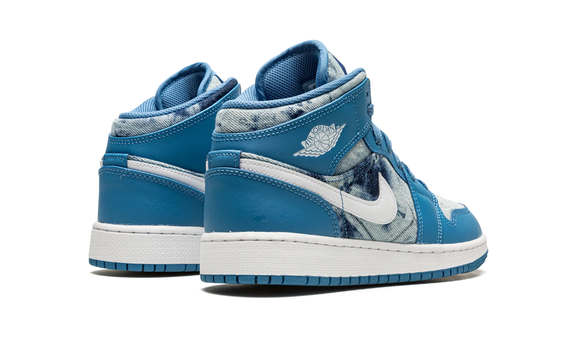 Air Jordan 1 Mid GS "Washed Denim" jordan school kids shoes