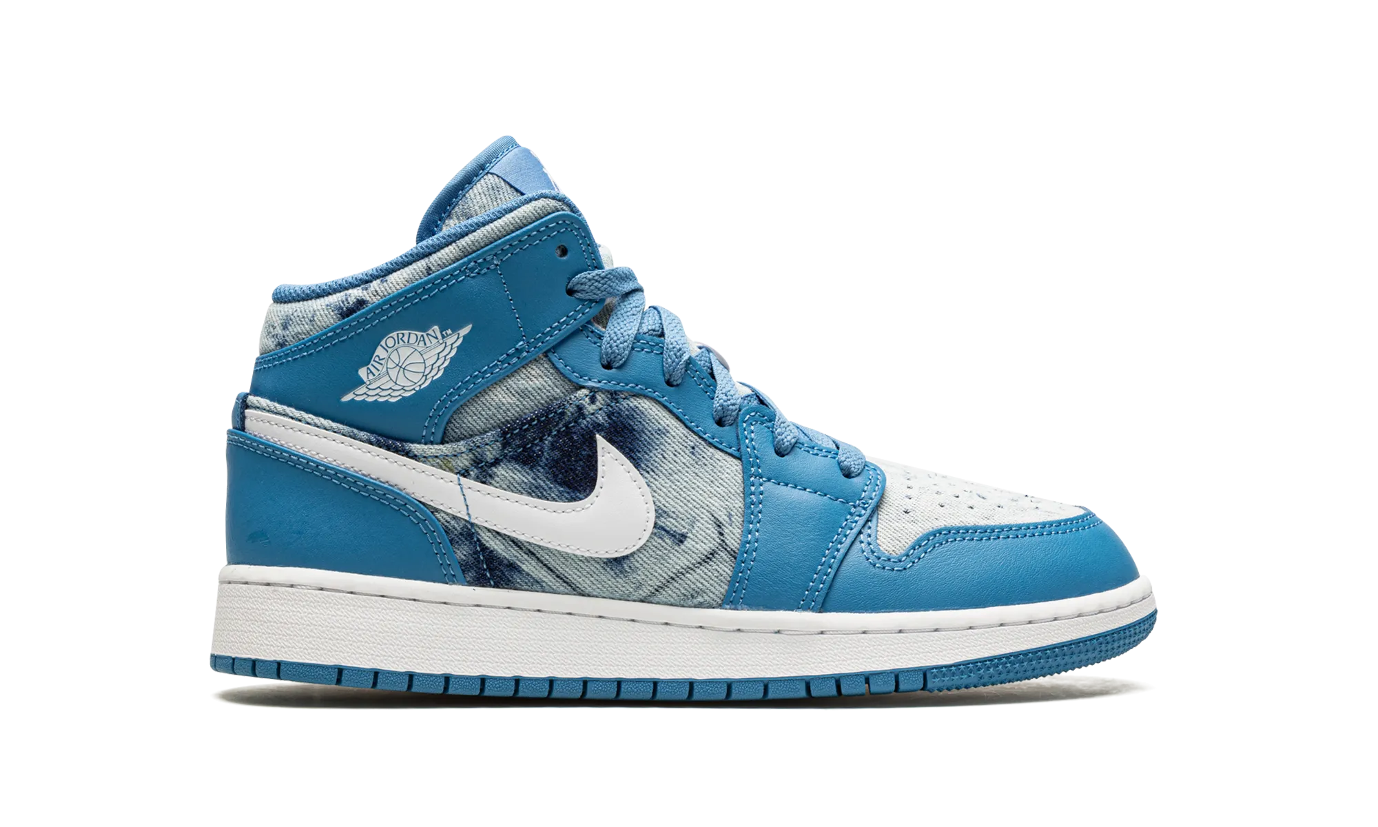 Air Jordan 1 Mid GS "Washed Denim" jordan school kids shoes