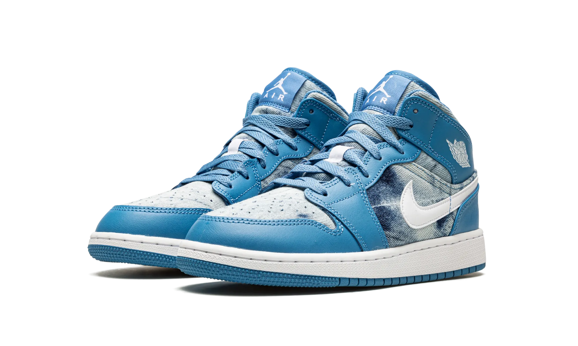 Air Jordan 1 Mid GS "Washed Denim" jordan school kids shoes