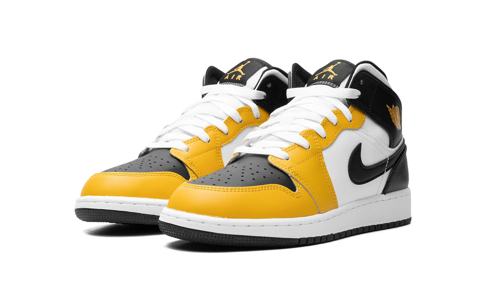 AIR JORDAN 1 MID GS "YELLOW OCHRE" jordan grade school sneakers