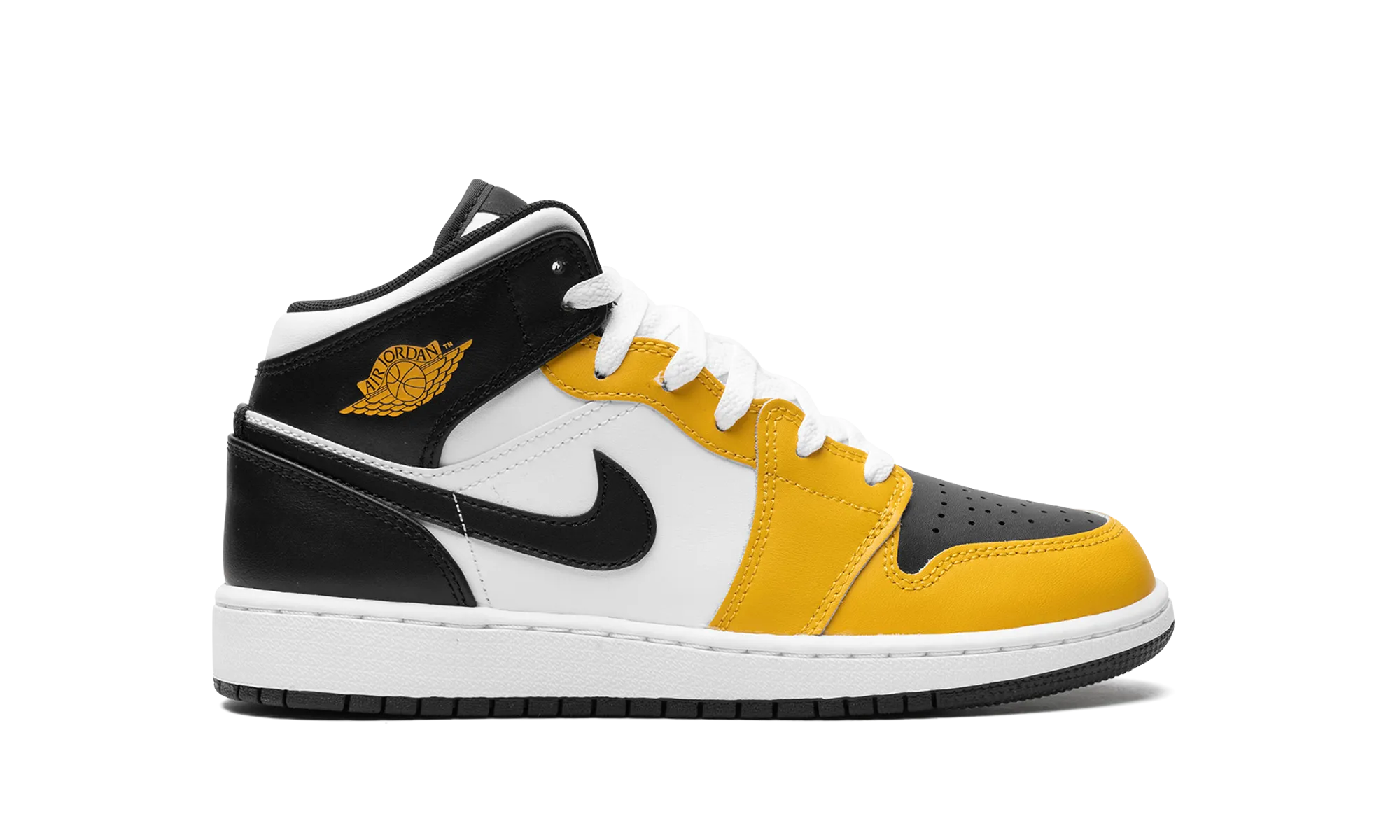 AIR JORDAN 1 MID GS "YELLOW OCHRE" jordan grade school sneakers