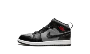 Air Jordan 1 Mid PS "Black / Shadow Grey" Jordan Pre School shoes