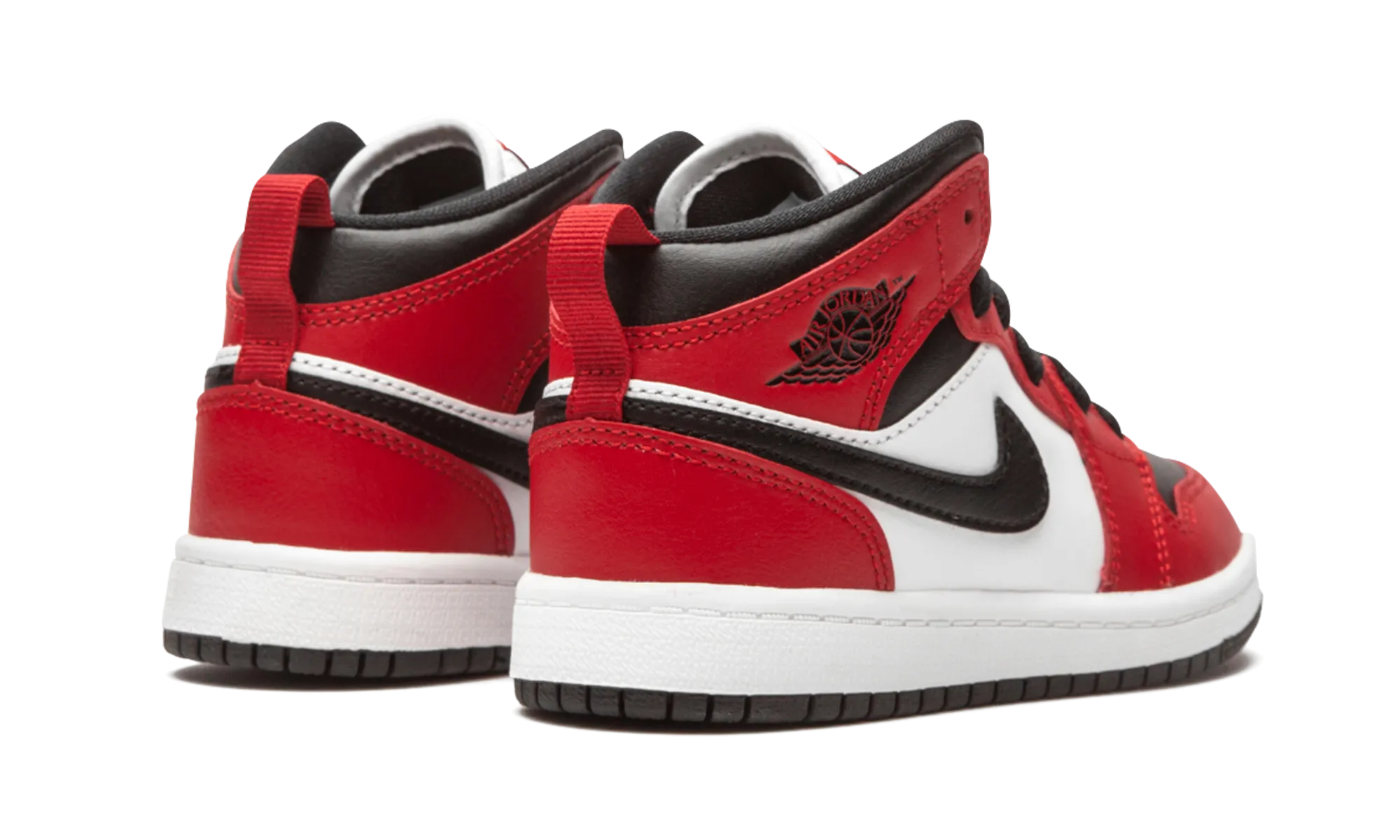 Air Jordan 1 Mid PS "Chicago Black Toe" jordan preschool kids shoes