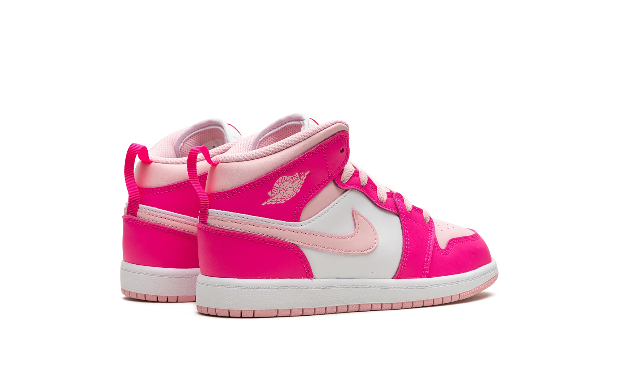 Air Jordan 1 Mid PS "Fierce Pink" jordan preschool kids shoes