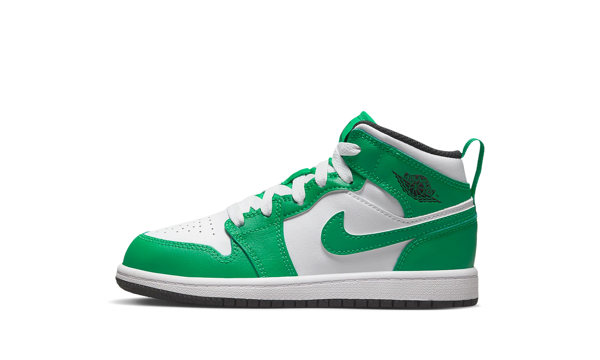 Air Jordan 1 Mid PS "Lucky Green" Jordan Pre School shoes