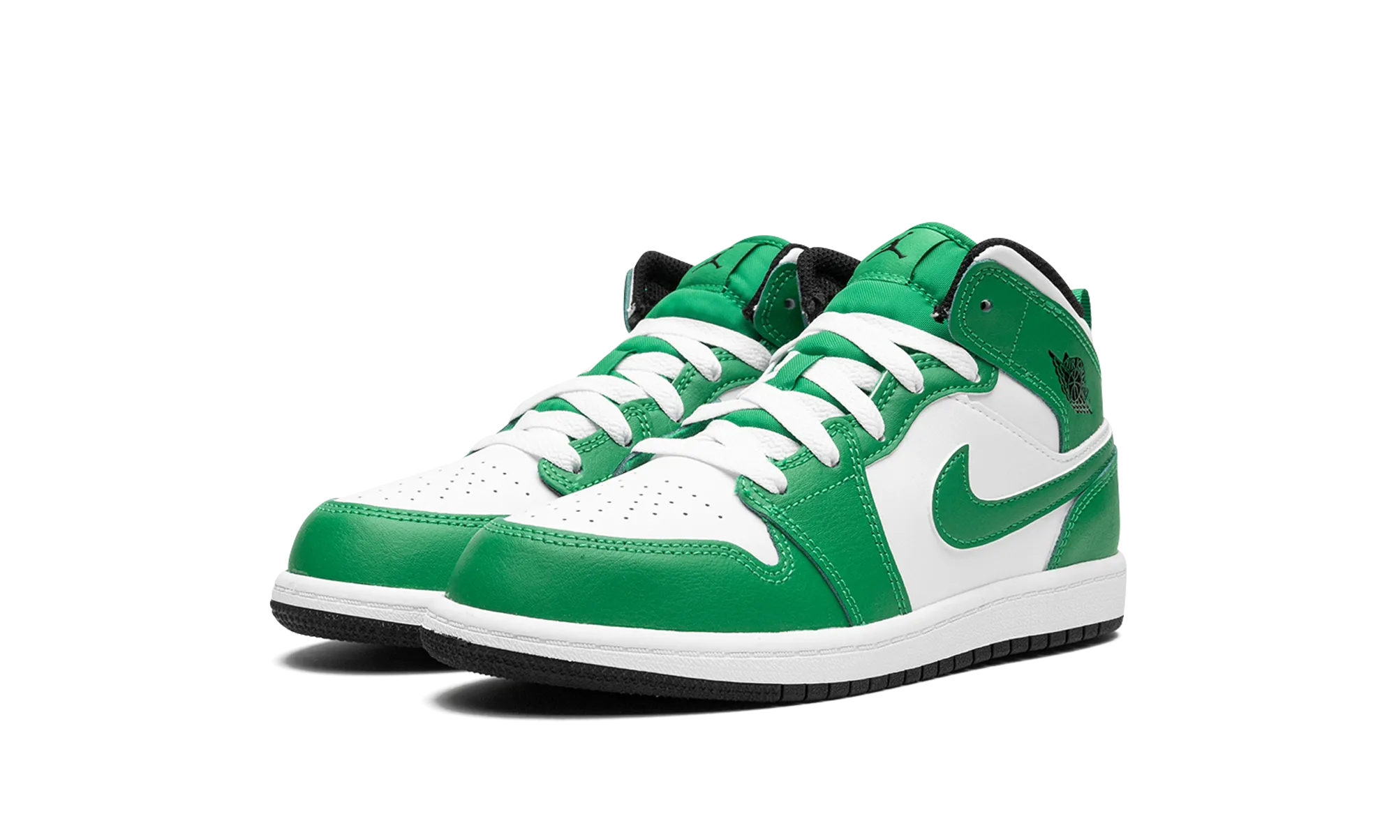 Air Jordan 1 Mid PS "Lucky Green" jordan preschool kids shoes