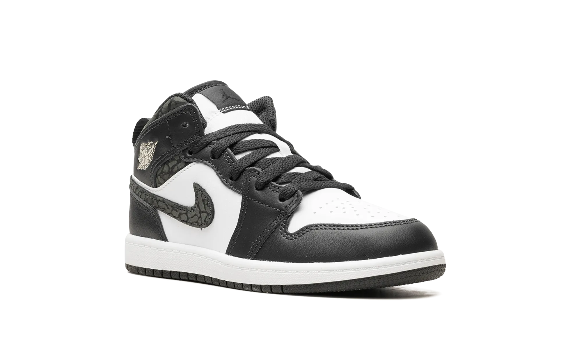 Air Jordan 1 Mid PS "Panda Elephant" jordan preschool kids shoes