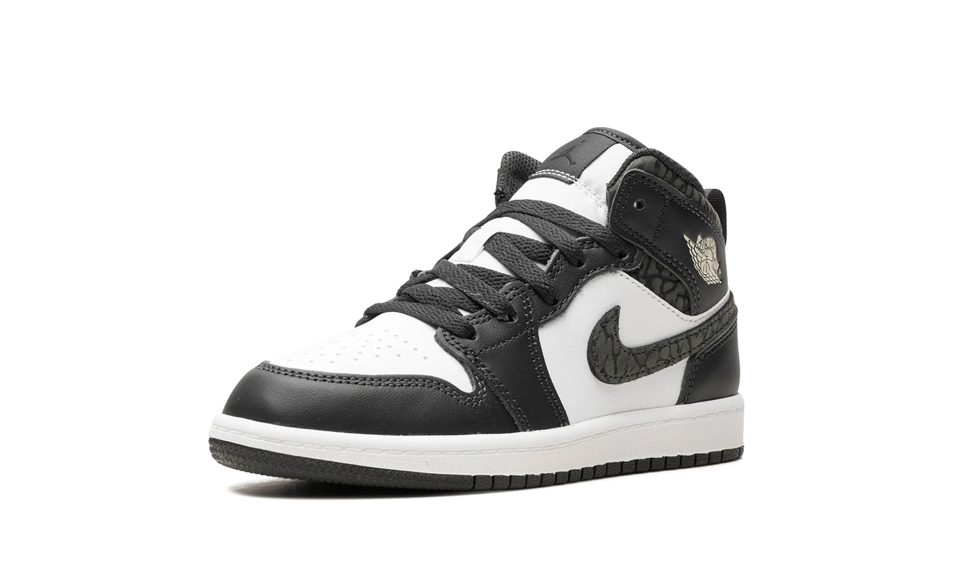 Air Jordan 1 Mid PS "Panda Elephant" jordan preschool kids shoes