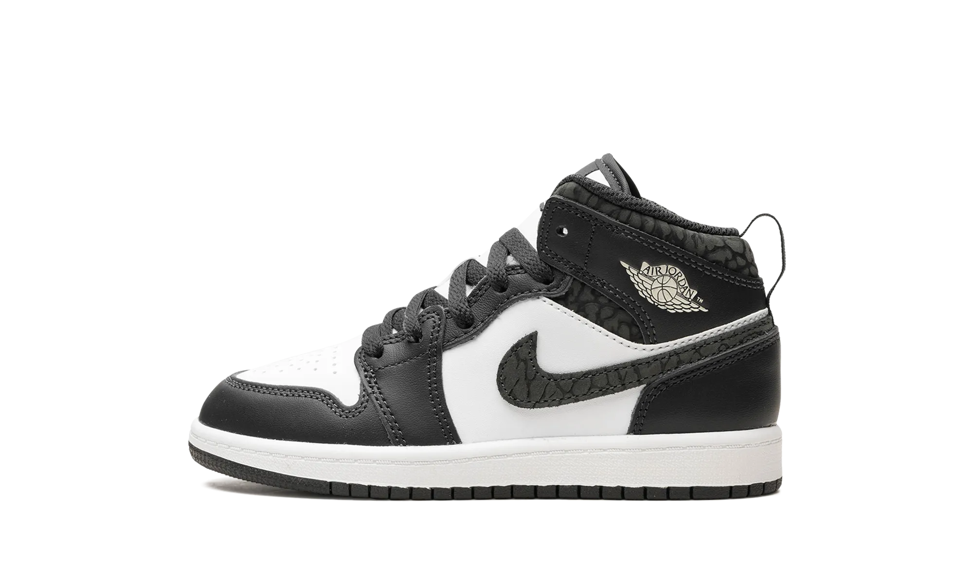 Air Jordan 1 Mid PS "Panda Elephant" Jordan Pre School shoes