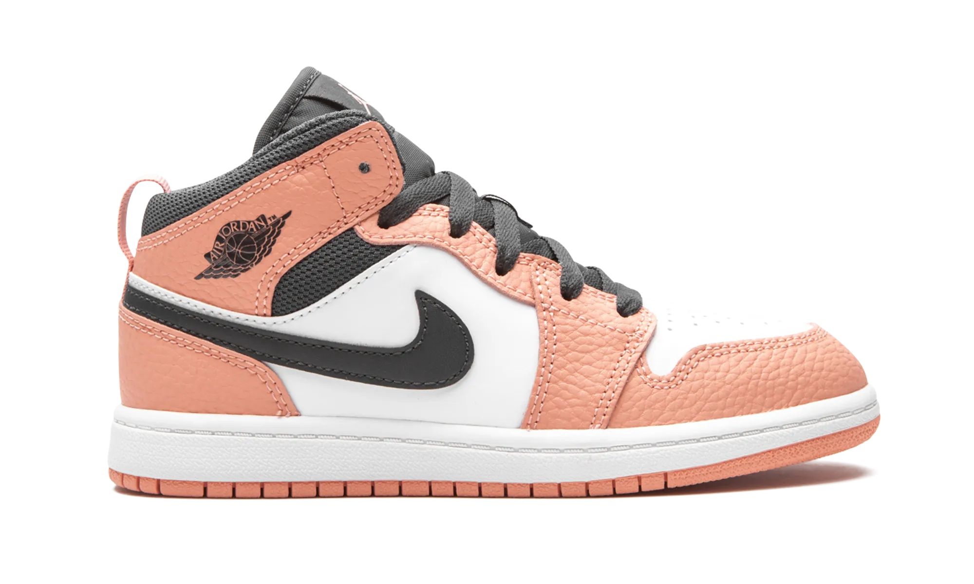 Air Jordan 1 Mid PS "Pink Quartz" jordan preschool kids shoes