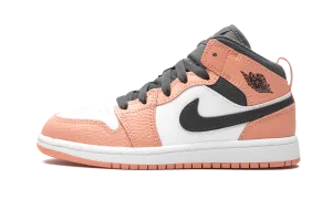 Air Jordan 1 Mid PS "Pink Quartz" Jordan Pre School shoes