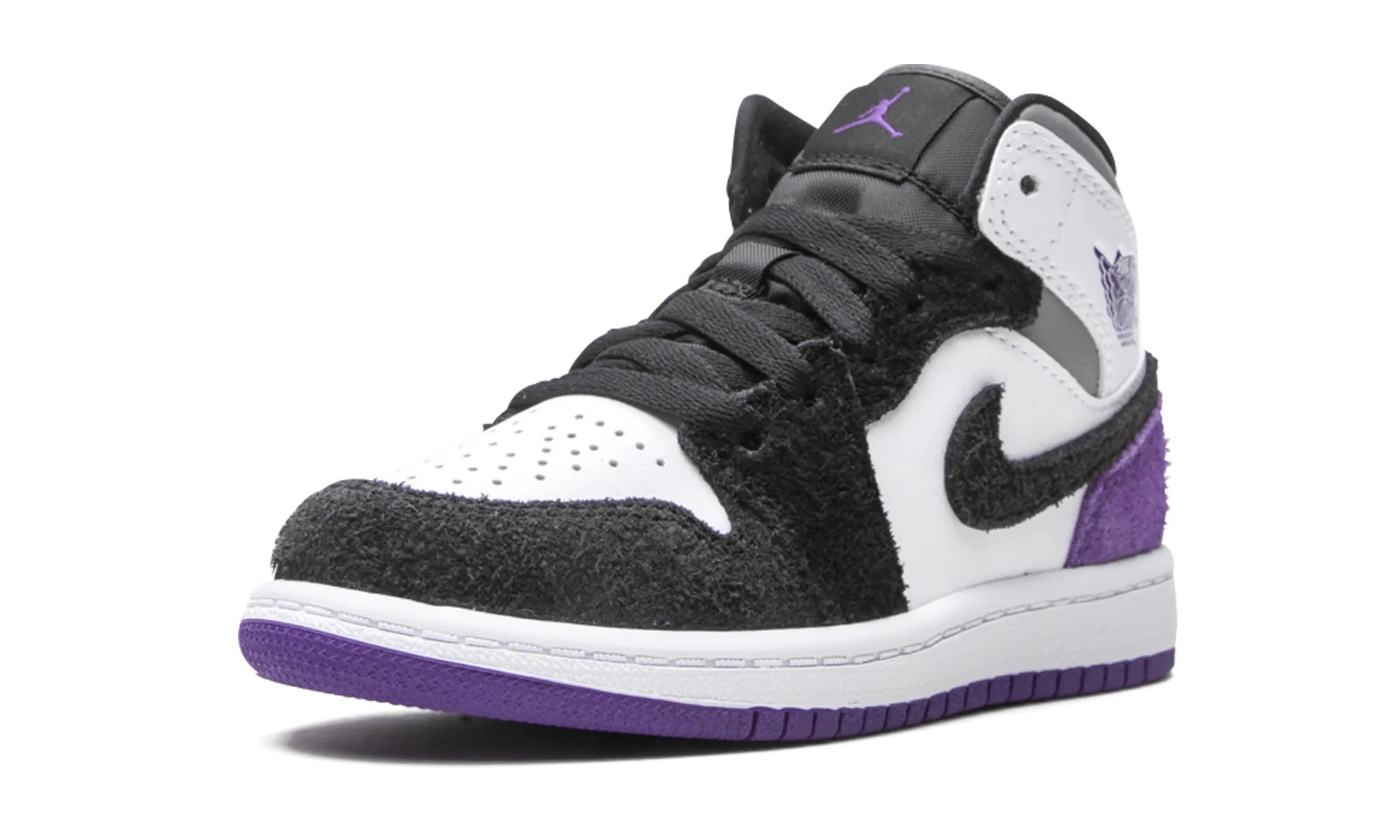 Air Jordan 1 Mid PS "Purple" jordan preschool kids shoes