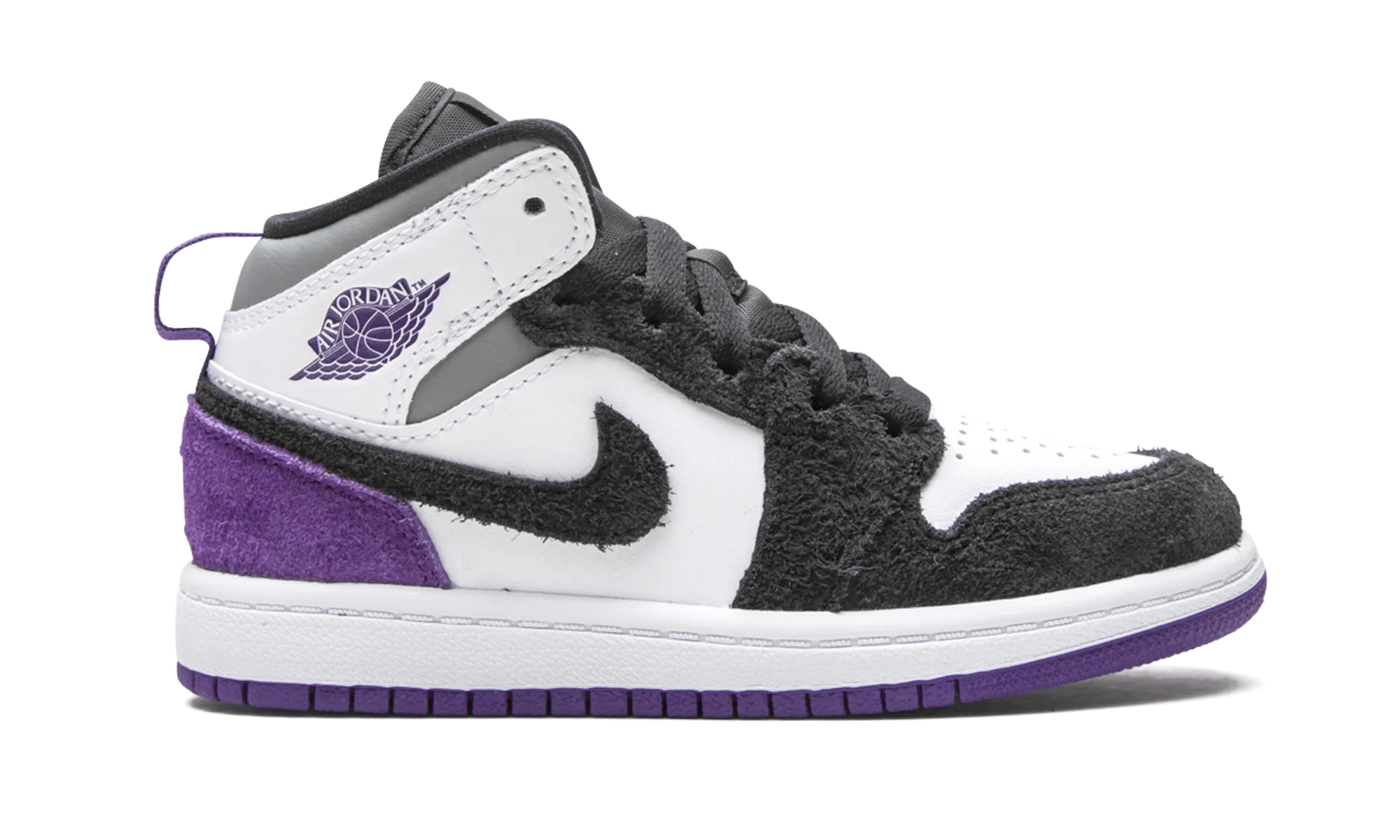 Air Jordan 1 Mid PS "Purple" jordan preschool kids shoes