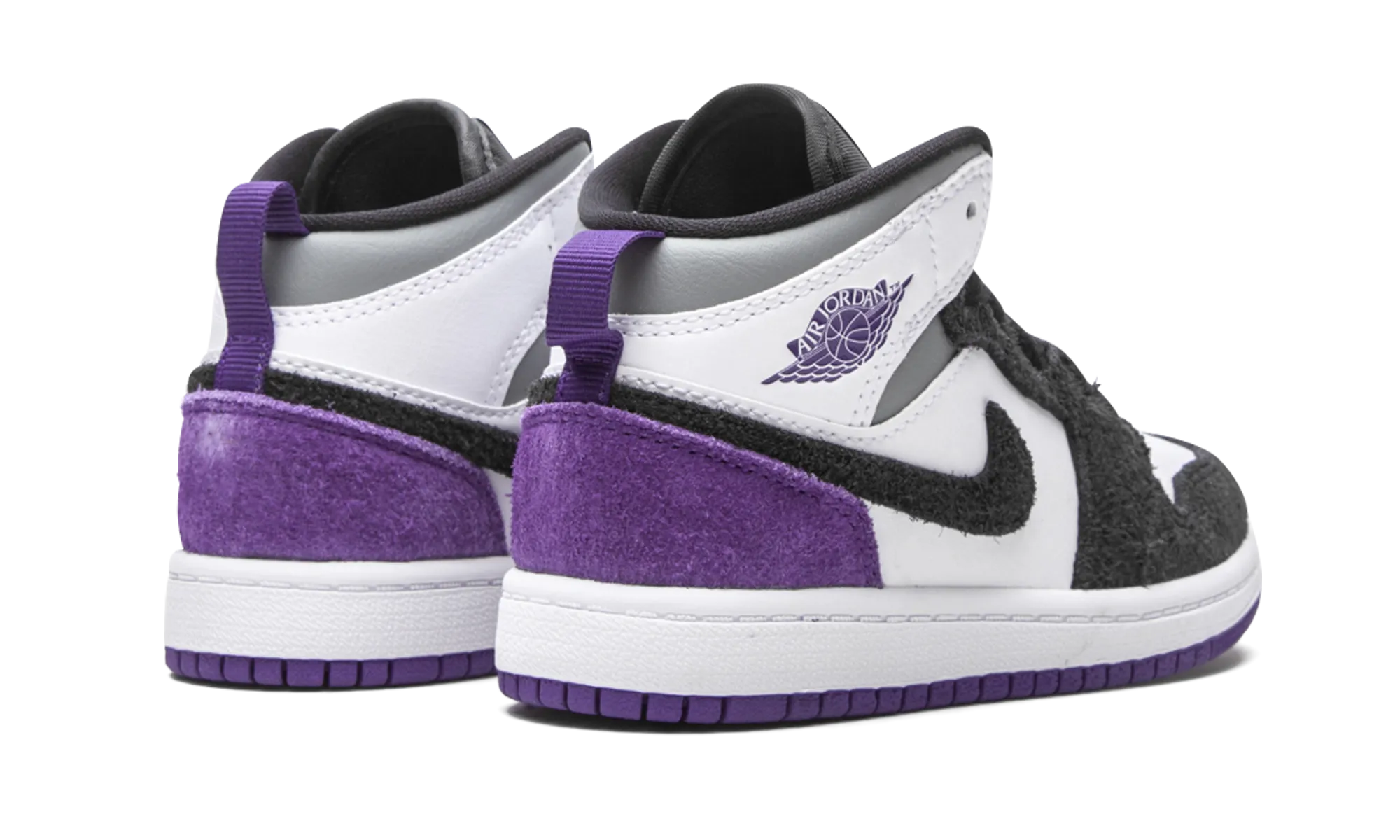 Air Jordan 1 Mid PS "Purple" jordan preschool kids shoes